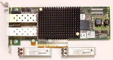Emulex LPE12002 Dual 2 Port LightPulse 8Gb SFP PCIe Fibre HBA Chia Low-Profile . picture