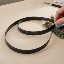 Flexible 15-Pin Black Ribbon Cable - Perfect for Raspberry Pi Camera Setup picture