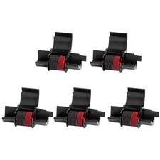 5 Packs IR40T Calculator Ink Roller Printer Ribbon IR-40T CP13 Black and Red picture