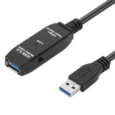 5M/10M/15M Active USB 3.0 Extension Cable Cord With Amplifier Male to Female picture