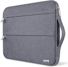 Grey Waterproof Case for 14-15 Inch Laptops, Sleeve Bag Compatible with Devices picture