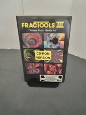 FracTools III VTG CD-ROM Fractal Generator Mathematics Graphics DOS PC Software picture