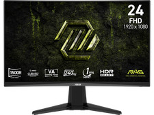 MSI 24 inch Full HD 240Hz FHD AMD FreeSync Premium Curved Gaming Computer picture