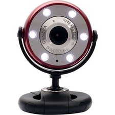 Gear Head Quick 1.3 MP WC1200 Red Computer Web Camera W/ Night Vision 640 X 480 picture