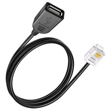 Rj116P4C Male to USB Female, RJ11 to USB Modem Adapter, Used picture
