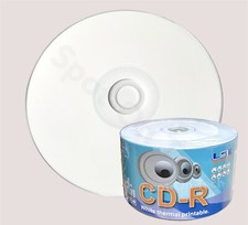 50 LSK CD CD-R White Thermal -Duplication Grade 80Min/700MB/52x Thermal Print picture