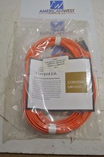 Corning Compulink Anixter 129353 62.5/125 ST-ST Duplex 10 meter Fiber Cable NEW  picture