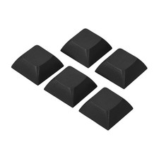 1U Blank Keycaps, 5 Pack MX Keyboard Replacement Universal PBT Mechanical, Black picture