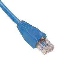 Cat6 PLENUM Patch Cable 300FT BLUE RJ45 CONNECTORS INSTALLED MADE IN USA CAT5E picture