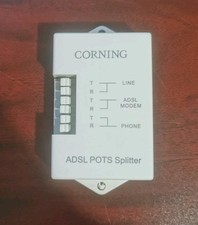 Corning DSL Filter POTS Splitter Phone Line ADSL Wall-Mount Tested And Working picture
