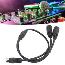 Hot 6 Pin DIN Male To 2 Female Sockets Splitter Cable Multifunctional 6 Pin DIN picture