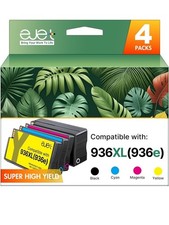 Ejet 936XL 936e High Yield Ink Cartridges 4 Pack For HP OfficeJet Pro Printers picture