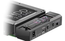 M.2 NVMe/SATA & 2.5”/3.5” Hard Drive Cloner Docking Staion, ICY BOX 10Gbps NVMe picture