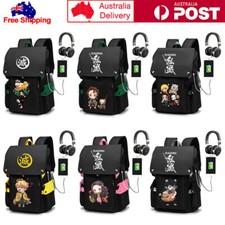 Demon Slayer Backpack Anime Student School Bag Shoulder Bag Travel Bag Gift picture