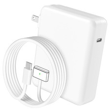 W USB-C Charger 6.6ft Braided MagSafe 3 Cable for MacBook Pro 14/16 Air 13/15 picture