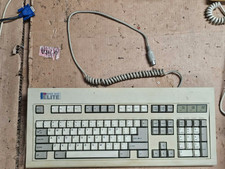 Rare Retro Vintage Keyboard Midwest Micro Elite Montery Blue Switches KB-5181 picture