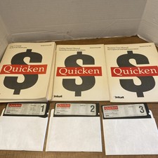Intuit Quicken 6.0 For DOS Organize Finances 5.25” Floppy picture