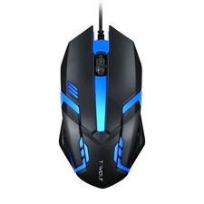 T-WOLF V1 Wired Gaming Mouse 3 Button 7 Colorful LED Backlight 1200 DPI Mouse picture