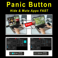 Panic Button (Hide Apps FAST) (Hide & Mute Apps FAST) (USB or DVD) picture