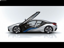 Cars bmw concept art i8 Desk Mat Stitched picture