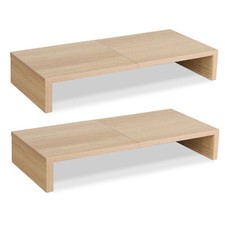 2 Pack -20 inch Monitor Stand Riser For Desktop Organizer. picture