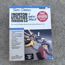The Norton Utilities Version 5.0 vintage Software and Manual picture