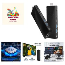 Portable 4K Mini PC Stick - Celeron J4105, Fanless Design, Ideal for Business picture