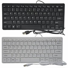 Ultra-Thin Wired USB 2.0 Keyboard Universal Portable 78 Keys Mini Keyboard picture