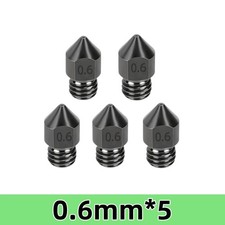 CREALITY 5PCS MK8 Hardened Steel Nozzle For Ender 3 Ender-3 S1 /CR-10 Series picture