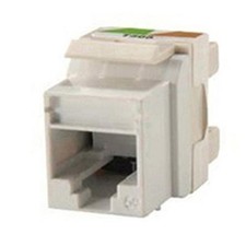 Hubbell SFLCSBW Keystone Adapter LC Duplex Zirconia Ceramic White picture