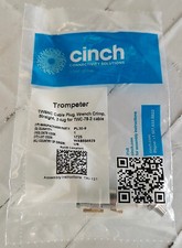 Cinch Trompeter TWBNC Cable Plug, Wrench Crimp, Straight, 2-Lug PL30-9 picture