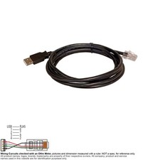 Cable UPS Console USB A Type Male RJ45 8P4C 6FT Tripp Lite 731093 picture