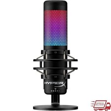USB Microphone RGB Lighting Mute Function Anti-Vibration Multi-Device Compatible picture