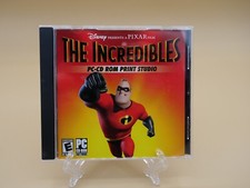 The Incredibles PC-CD ROM Print Studio Disney Pixar Computer Software picture
