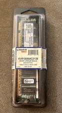 Kingston 128MB PC100 SDRAM 168-Pin DIMM RAM KVR100X64C2/128 Vintage Desktop MEM picture