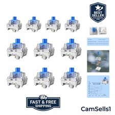 ZhouWang 108PCS Blue Click Switch,Clicker for 3D Prints 、Gaming Keyboards. picture
