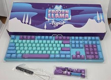 Frozen LLama Ducky MK Typist Full Size Keyboard - TTC Bluish White Switches picture