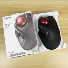 ELECOM HUGE Trackball Mouse Wired Finger-Operated M-HT1URBK Open Box picture