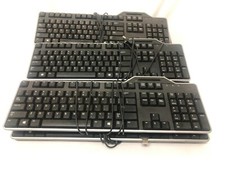 Lot of 22 Dell Keyboard Smart Card Reader USB Wired KB813t KB813 34GPR R4F7T picture