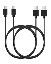 USB A to C Cable, Type C, 2 Pack [6FT, 6FT], Fast 6 feet, Black 6ft*2 picture