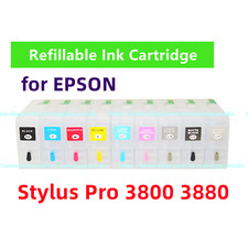 T580 580 Empty Refillable Ink Cartridge kit for stylus pro 3800 3880 Printer picture