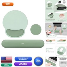 MOSISO Wrist Rest Support for Mouse Pad & Keyboard Set, Antique Green picture