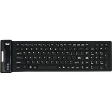 Adesso Antimicrobial Waterproof Flex Keyboard (Compact Size) AKB222UB picture
