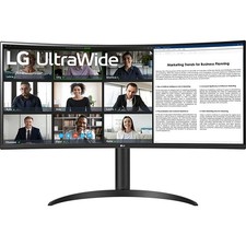 LG 34-Inch Curved UltraWide WQHD HDR10 100Hz Monitor - 34WR55QK-B - Open Box picture