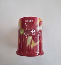 TDK CD-R 80 Min 700MB 52x Writeable Data/MP3/Audio/Video/Photo 100 Pack NEW picture