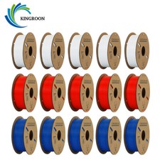 Kingroon 10KG 3D Printer Filament PLA PETG Matte 1.75 mm FDM Bundle Spool Roll picture