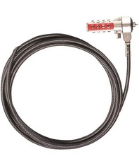 Targus Defcon T-Lock Serialized Combo Cable Lock For Laptop Computer PA401S-1 picture