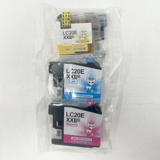 Miss Deer (3) LC20E XXL Ink Cartridges High Yield Magenta, Yellow, Cyan Lot Of 3 picture