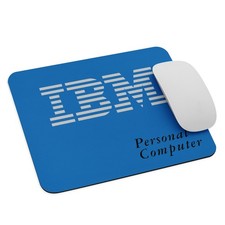 Vintage IBM Personal Computer Mousepad (9.5x7.75 in) – Retro Geek Desk Decor picture