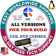 Q4OS LINUX OS USB-DVD ANDROMEDA, AQUARIUS, GEMINI, SCORPION | 64-BIT 32-BIT LIVE picture